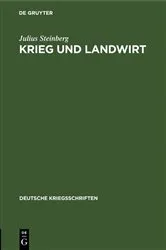Book cover of Krieg und Landwirt by Julius Steinberg