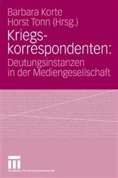 Book cover of Kriegskorrespondenten by Barbara Korte