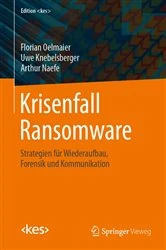 Book cover of Krisenfall Ransomware by Florian Oelmaier