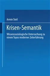 Book cover of Krisensemantik by Armin Steil