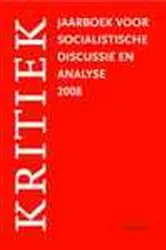 Book cover of Kritiek 2008 by Bart van der Steen