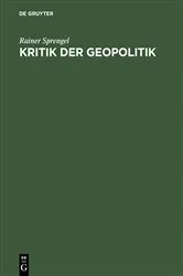 Book cover of Kritik der Geopolitik by Unknown