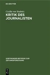 Book cover of Kritik des Journalisten by Unknown