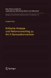 Book cover of Kritische Analyse und Reformvorschlag zu Art. II Genozidkonvention by Unknown