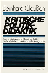 Book cover of Kritische Politikdidaktik by Bernhard Claußen