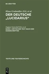 Book cover of Kritischer Text nach den Handschriften by Dagmar Gottschall