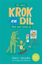 Book cover of Krok en Dil Vlak 3 Boek 4 by Jaco Jacobs