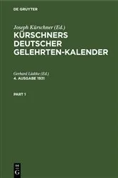 Book cover of Kürschners Deutscher Gelehrten-Kalender. 4. Ausgabe 1931 (4th ed.) by Gerhard Lüdtke