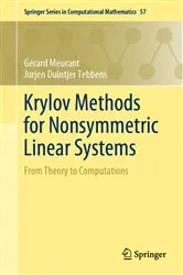 Book cover of Krylov Methods for Nonsymmetric Linear Systems by Gérard Meurant