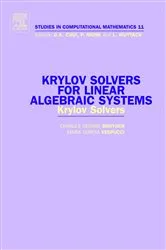 Book cover of Krylov Solvers for Linear Algebraic Systems by Unknown