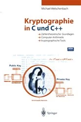 Book cover of Kryptographie in C und C++ by Michael Welschenbach