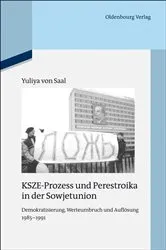 Book cover of KSZE-Prozess und Perestroika in der Sowjetunion by Yuliya von Saal