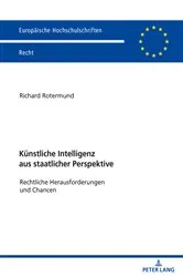 Book cover of Kuenstliche Intelligenz aus staatlicher Perspektive by Richard Rotermund