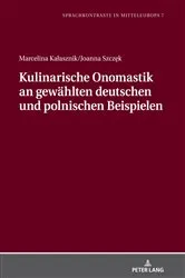 Book cover of Kulinarische Onomastik an gewaehlten deutschen und polnischen Beispielen by Mariola Wierzbicka