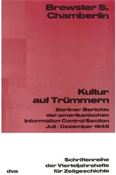 Book cover of Kultur auf Trümmern by Brewster S. Chamberlin