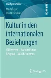 Book cover of Kultur in den internationalen Beziehungen by Martin List
