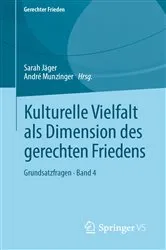 Book cover of Kulturelle Vielfalt als Dimension des gerechten Friedens by Sarah Jäger