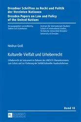 Book cover of Kulturelle Vielfalt und Urheberrecht by Unknown