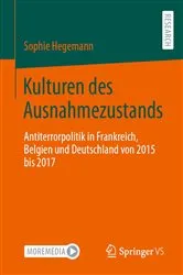 Book cover of Kulturen des Ausnahmezustands by Sophie Hegemann