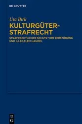 Book cover of Kulturgüterstrafrecht by Uta Birk