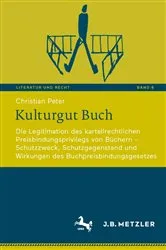 Book cover of Kulturgut Buch by Christian Peter