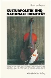 Book cover of Kulturpolitik und nationale Identität by Klaus von Beyme