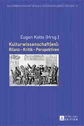 Book cover of Kulturwissenschaft(en): Bilanz – Kritik – Perspektiven by Eugen Kotte