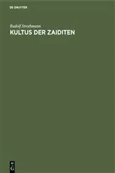 Book cover of Kultus der Zaiditen by Rudolf Strothmann