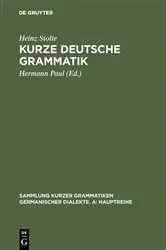 Book cover of Kurze deutsche Grammatik (3rd ed.) by Unknown