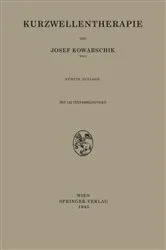Book cover of Kurzwellentherapie (5th ed.) by Josef Kowarschik