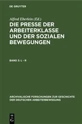 Book cover of L - R by Alfred Eberlein