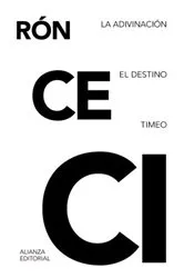 Book cover of La adivinación. El destino. Timeo by Cicerón