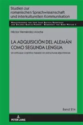 Book cover of La adquisición del alemán como segunda lengua by Unknown