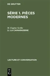 Book cover of La Camaraderie by M. Eugène Scribe