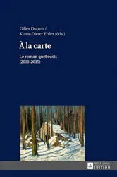 Book cover of À la carte by Gilles Dupuis