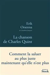 Book cover of La chanson de Charles Quint by Erik Orsenna