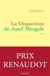 Book cover of La disparition de Josef Mengele by Olivier Guez