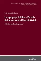 Book cover of La epopeya bíblica «David» del autor sefardí Jacob Uziel by Rafael Arnold