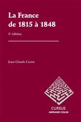 Book cover of La France de 1815 à 1848 by Unknown