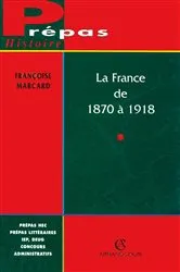 Book cover of La France de 1870 à 1918 by Unknown