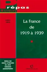 Book cover of La France de 1919 à 1939 by Unknown