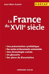 Book cover of La France du XVIIe siècle by Jean-Marc Albert