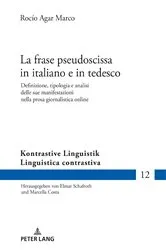 Book cover of La frase pseudoscissa in italiano e in tedesco by Elmar Schafroth