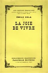 Book cover of La joie de vivre by Émile Zola