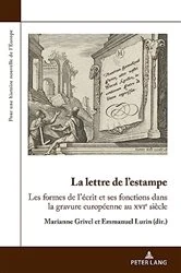 Book cover of La lettre de l’estampe by Marianne Grivel