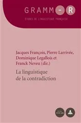 Book cover of La linguistique de la contradiction by Dan van Raemdonck