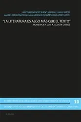 Book cover of «La literatura es algo más que el texto» by Arno Gimber