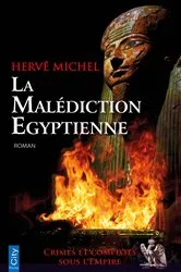 Book cover of La malédiction égyptienne by Hervé Michel