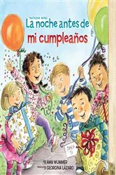 Book cover of La noche antes de mi cumpleaños by Natasha Wing