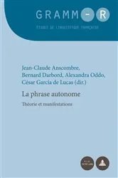 Book cover of La phrase autonome by Dan van Raemdonck